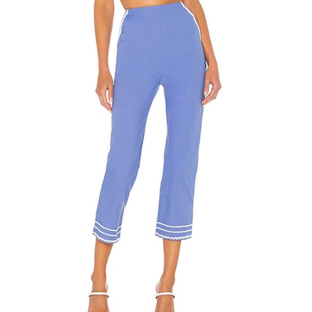 Lovers + Friends Blue Gail Pant